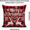 Christmas Pillow Covers 18 x 18 Inches Set of 4 - Xmas Series Cushion Cover Case Pillow Custom Zippered Square Pillowcase